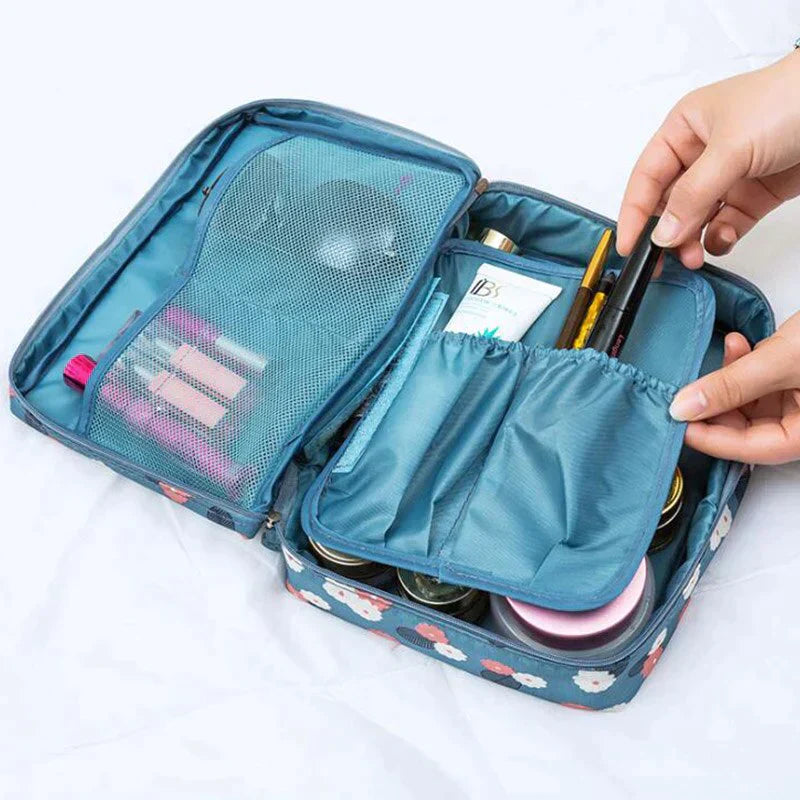 MULTIFUNCTION WOMEN MAKEUP COSMETIC TRAVEL POUCH