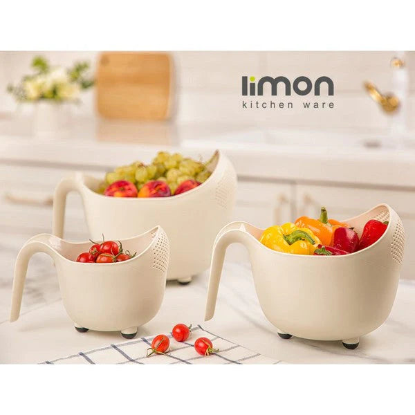 Limon Washing Bowl Set With Handle