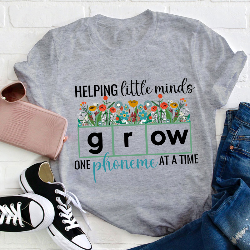 Help Little Minds Grow Teacher T-Shirt