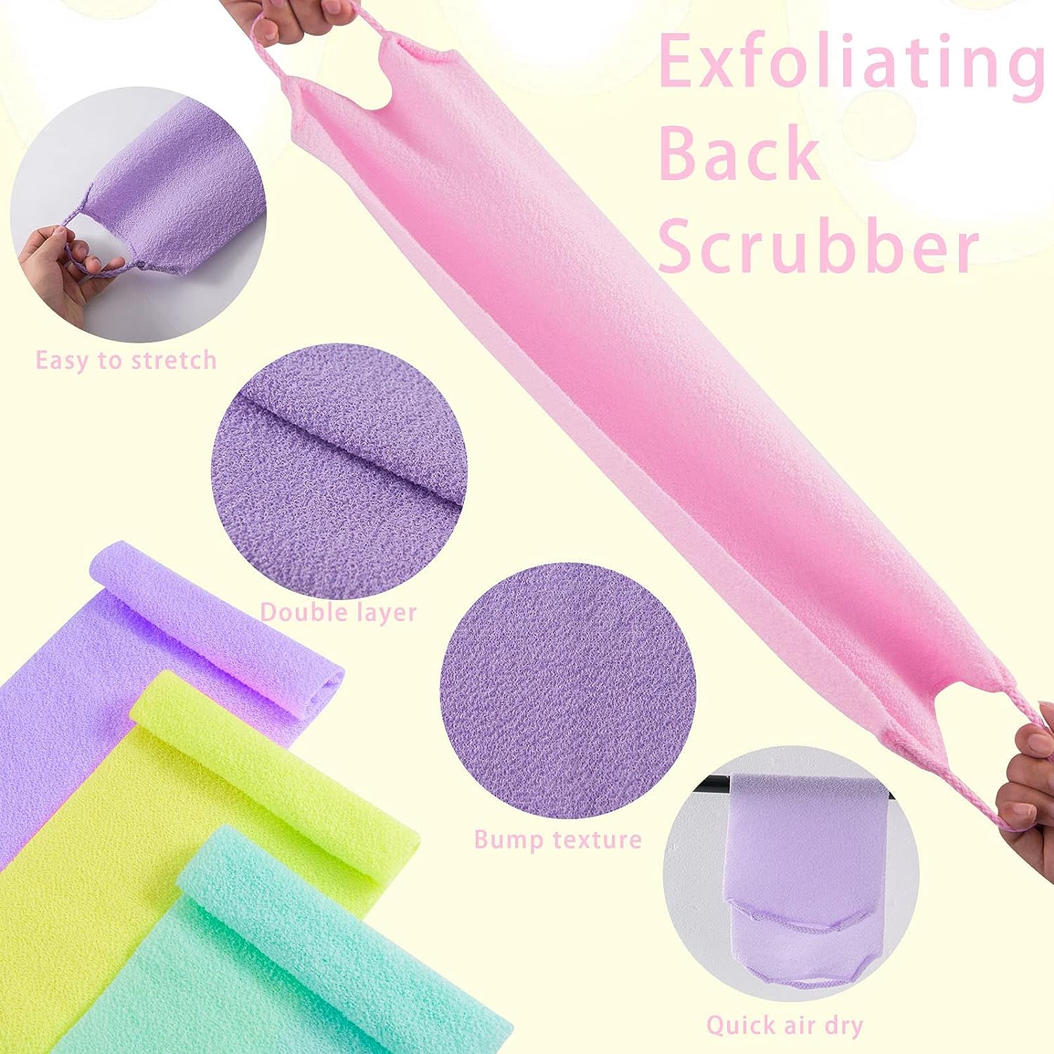 🔥Last Sal 49% OFF-Nylon Back Exfoliator Extended