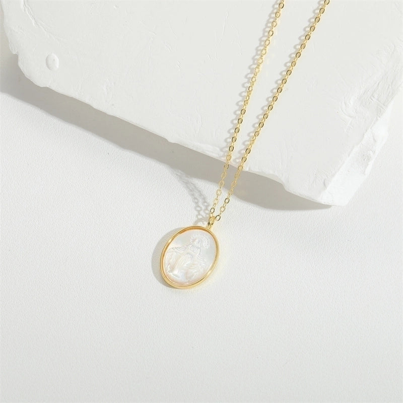 Copper 14K Gold Plated Vintage Style Minimalist Plating Inlay Butterfly Zircon Pendant Necklace