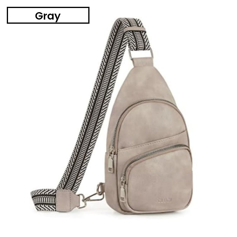 Small Faux Leather Women's Sling Bag