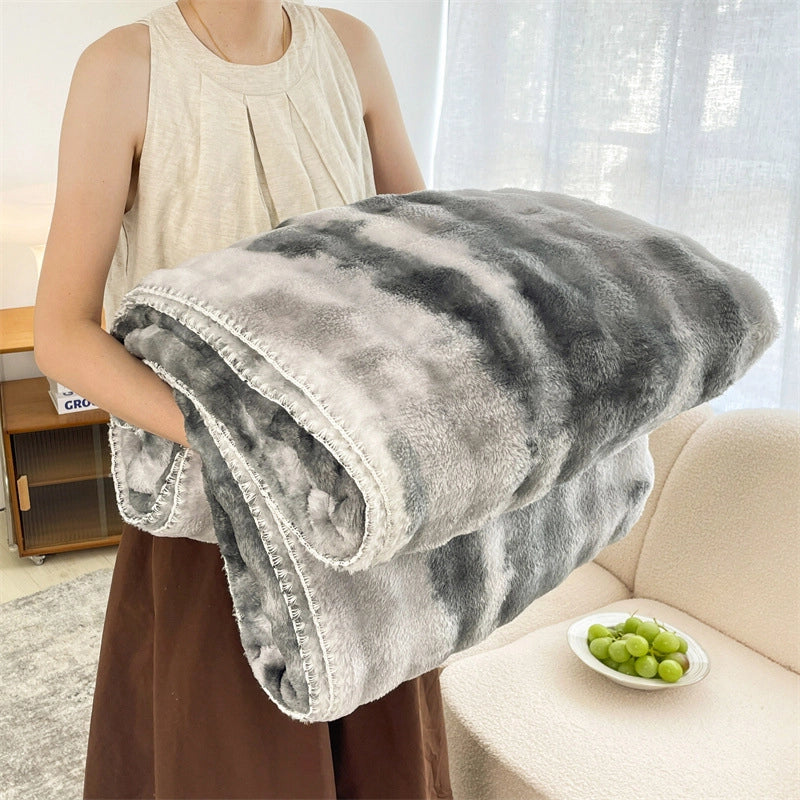Casual Solid Color Polyester Blanket Couch & Sofa Decor