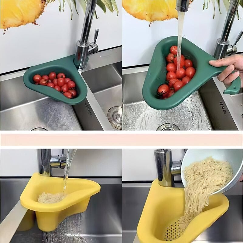 🎉 New Year Promotion-Buy 1 Get 1 Free 🎉 -Kitchen Sink Drain Basket Swan Drain Rack