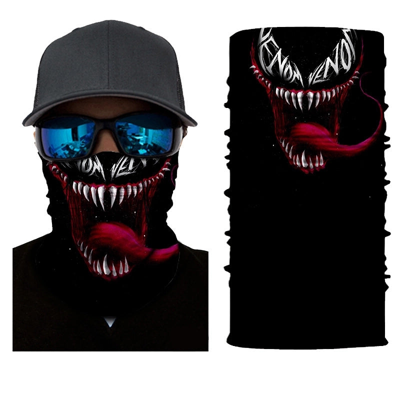 Unisex Casual Skull Printing Kerchief Mask