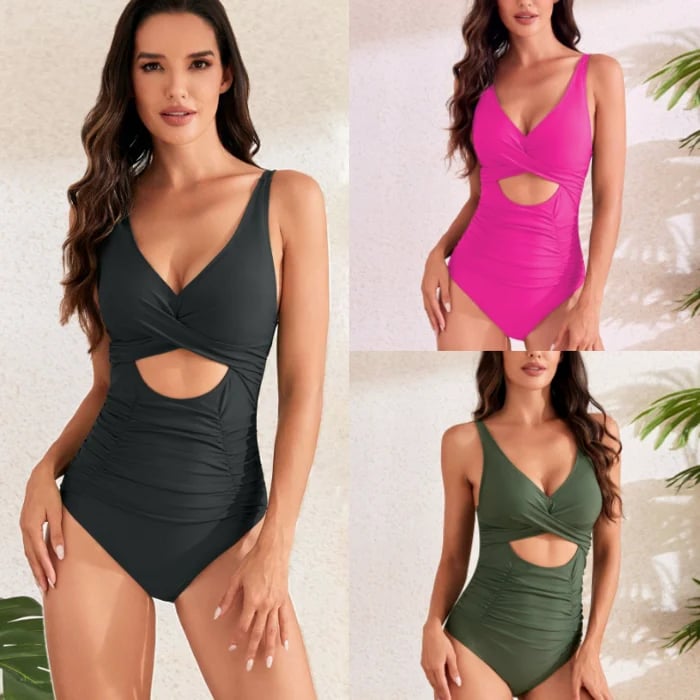 48% OFF 2024🔥Push Up One Piece Tummy Control Swimsuit