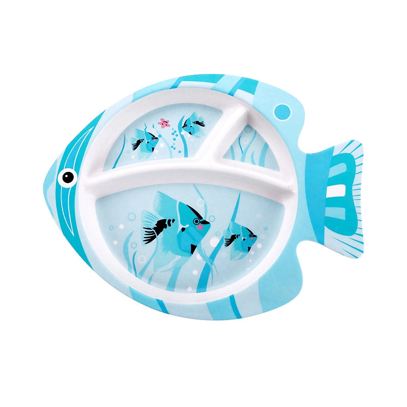 Cute Cartoon Baby Eco-friendly Divider Plate