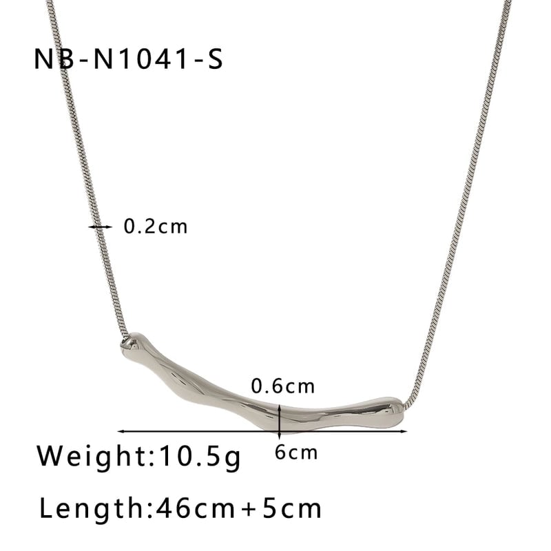 Stainless Steel 18K Gold Plated Hip-Hop Modern Style Classic Style Plating Round Heart Shape Ball Necklace