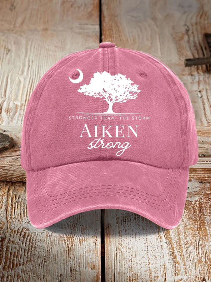 Aiken Strong print hat