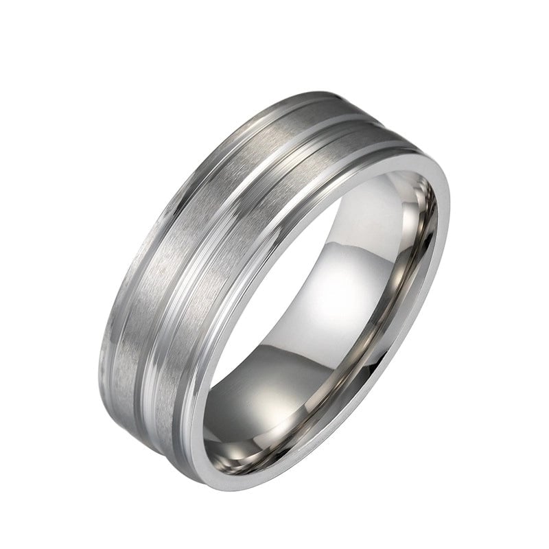 Minimalist Geometric 201 Stainless Steel No Inlaid Gold Plated