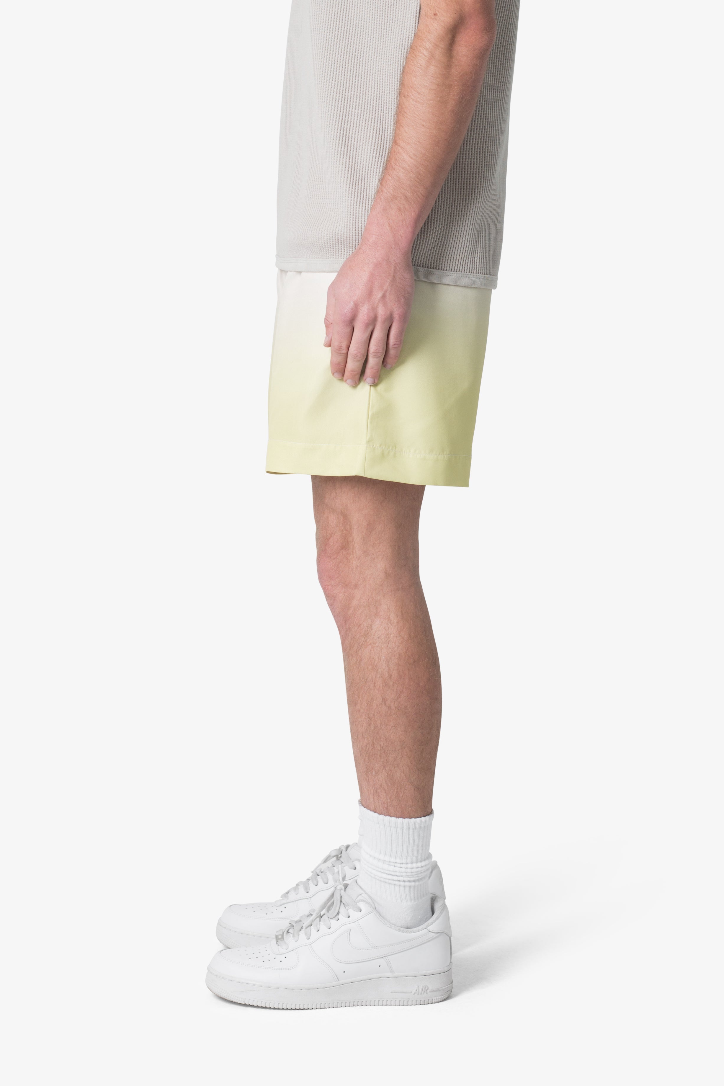 Ombre Summer Shorts - Light Yellow