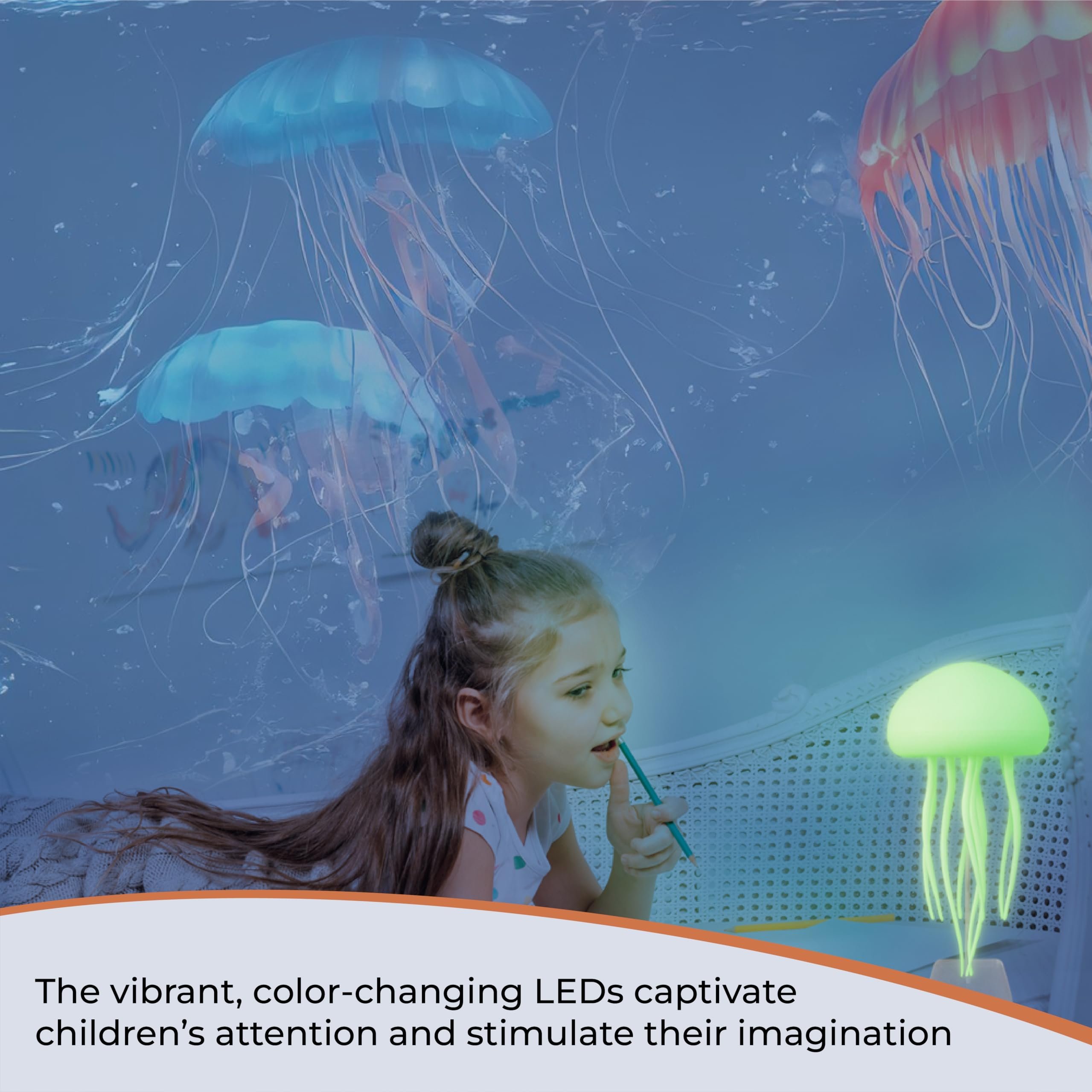 Voice Controlled Jellyfish Lamp