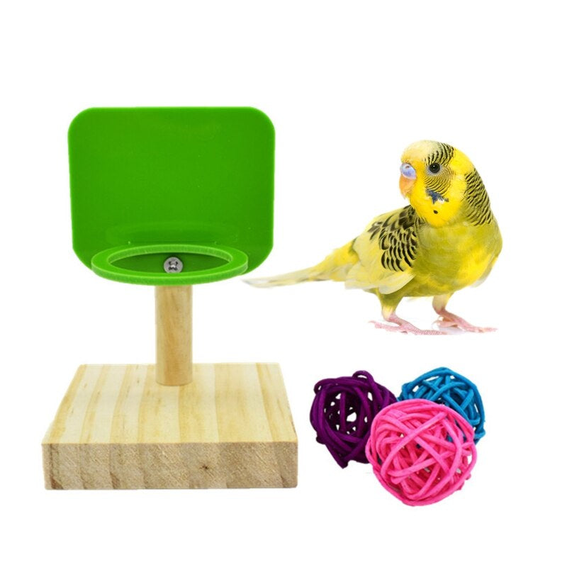 5Pcs Wooden Puzzle Toys For Birds