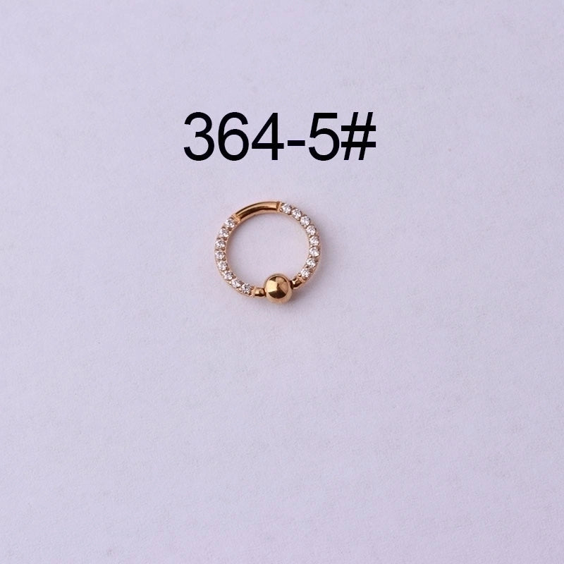 Ear Cartilage Rings & Studs Fashion Geometric 316L Stainless Steel  Plating