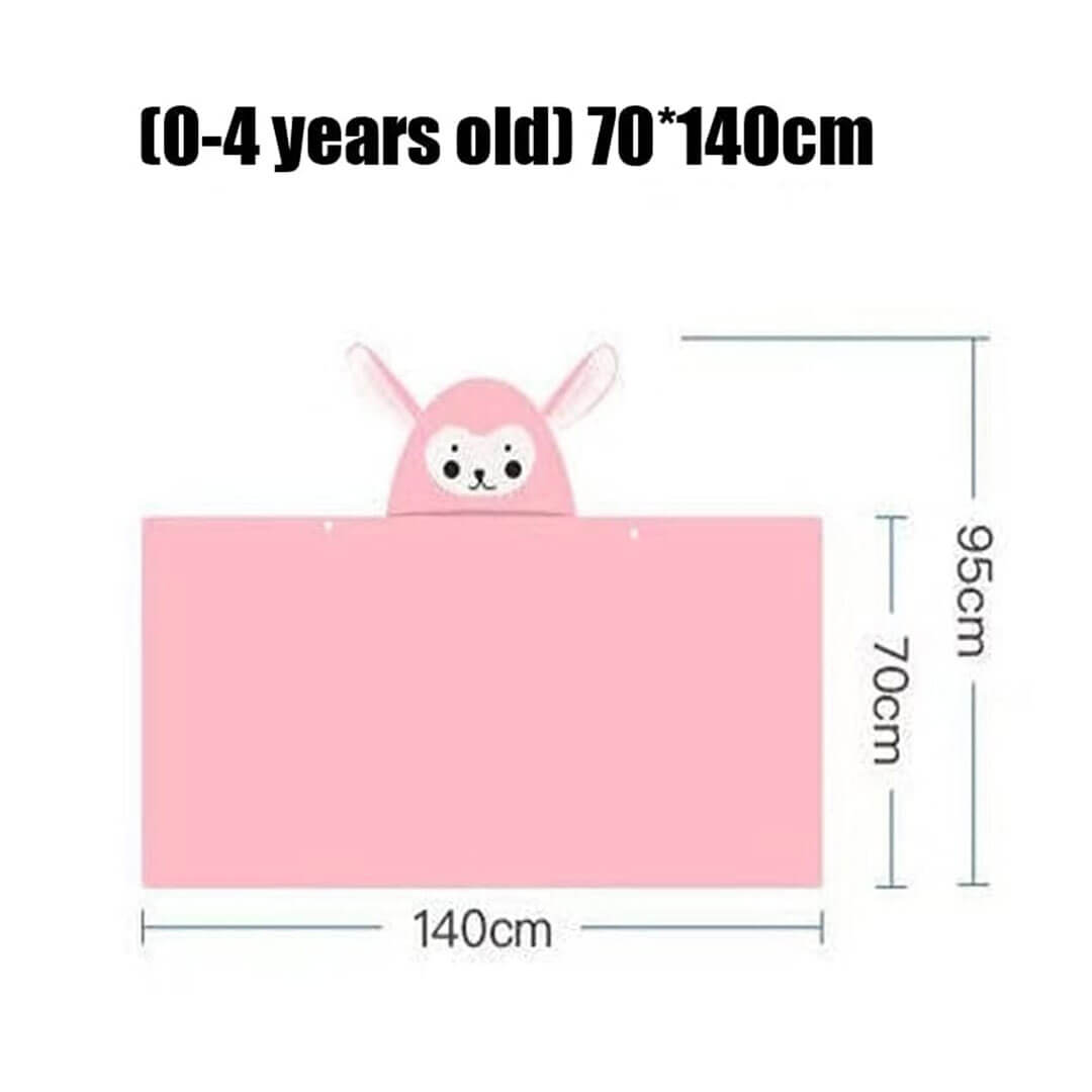 Hooded Cartoon Bath Towel for Kids