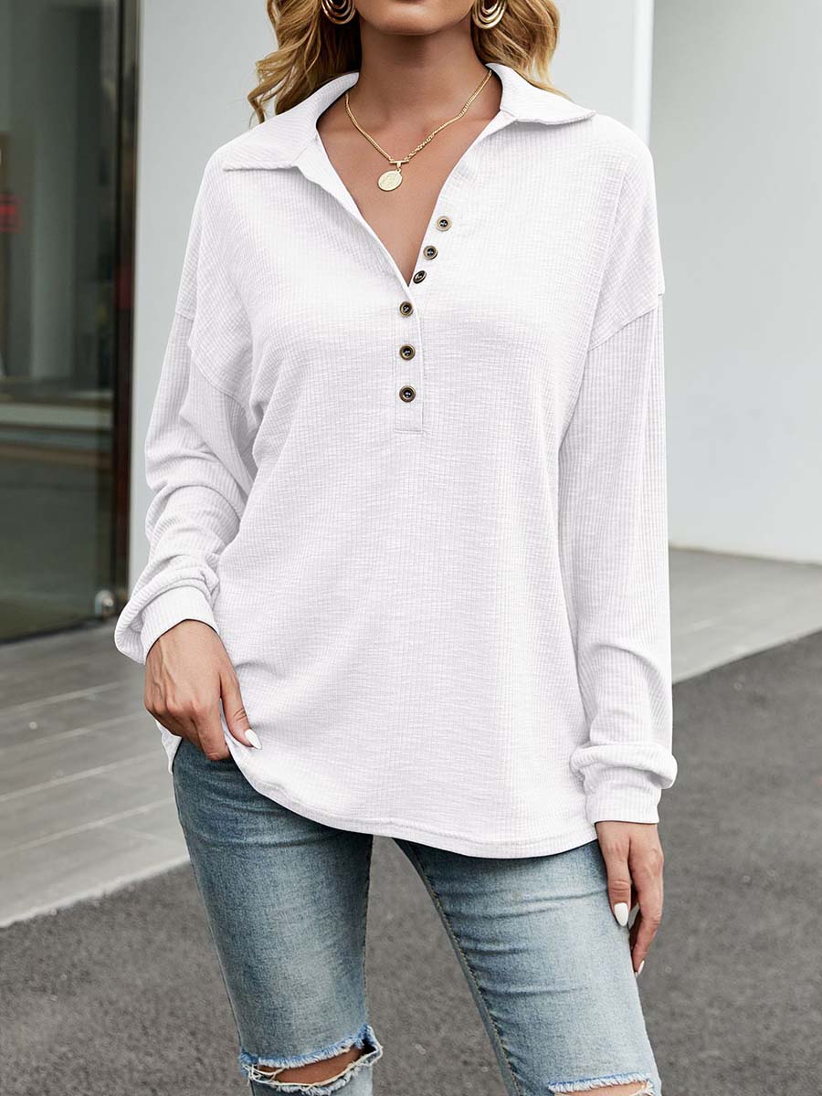 Button Down Casual Top