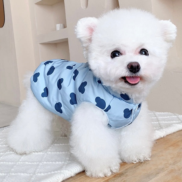 Sweet Bear Printed Dog Jacket Vest