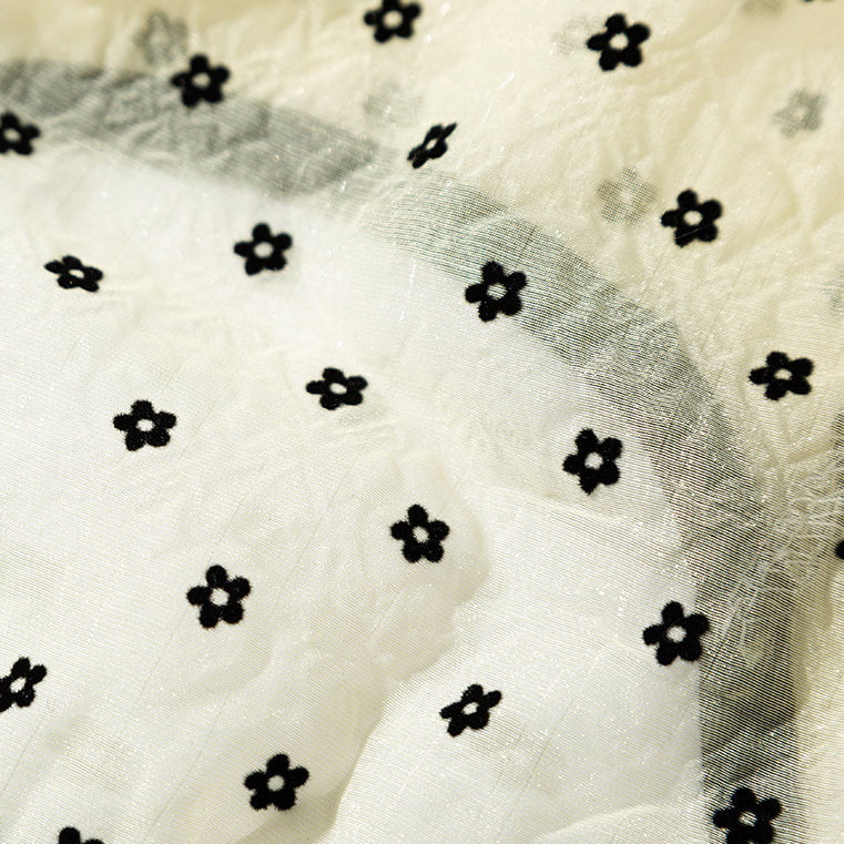 Flower Pattern Breathable Tulle Dog Cat Vest