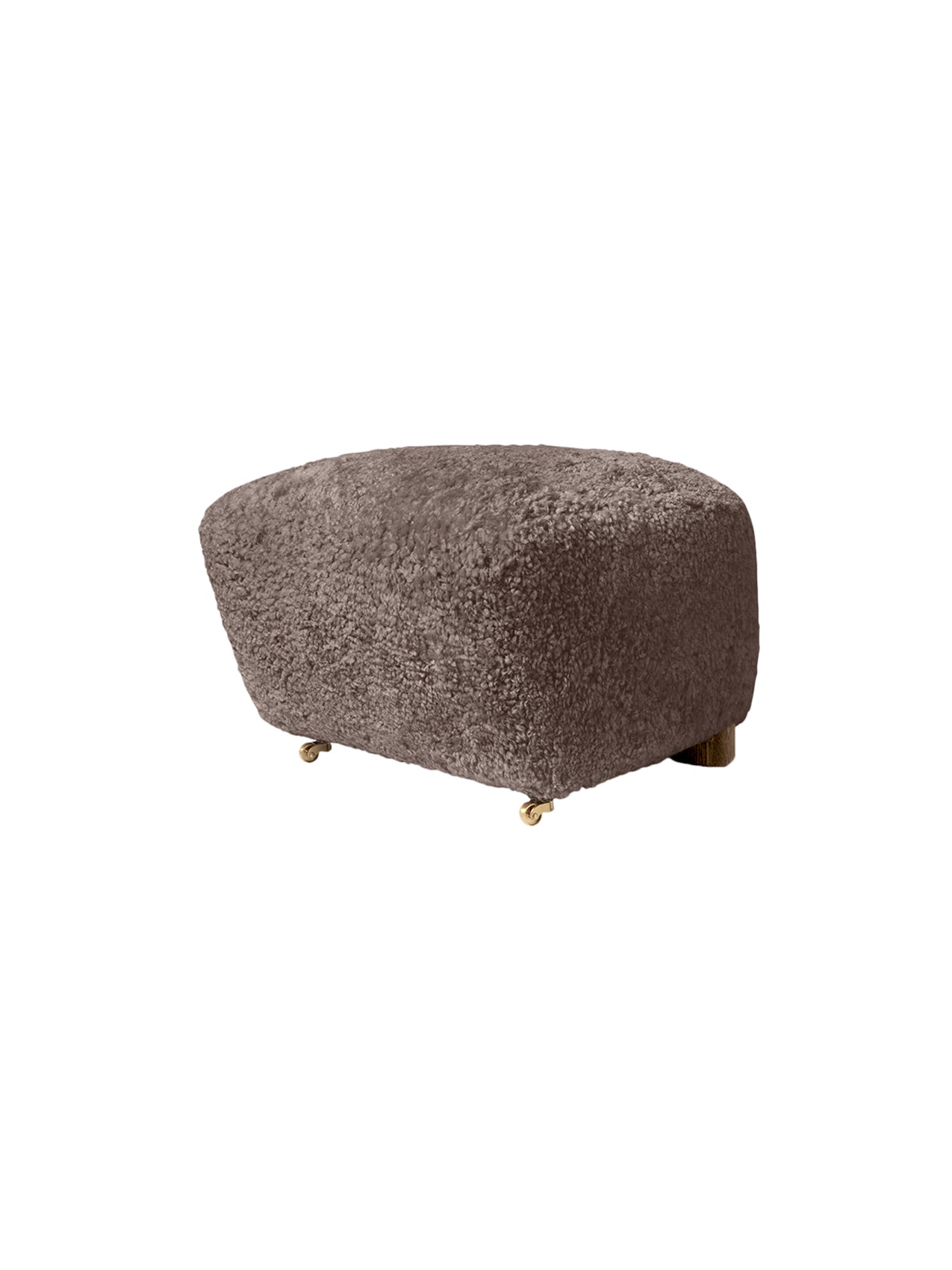 Tired Man Ottoman. Sheepskin