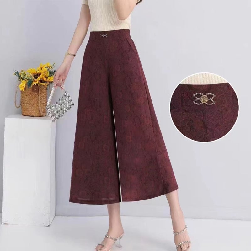 💝Women's Casual Breathable High Waist Wide Leg Pants✨