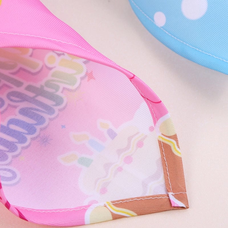 Casual Polyester Birthday Letter Pet Saliva Towel