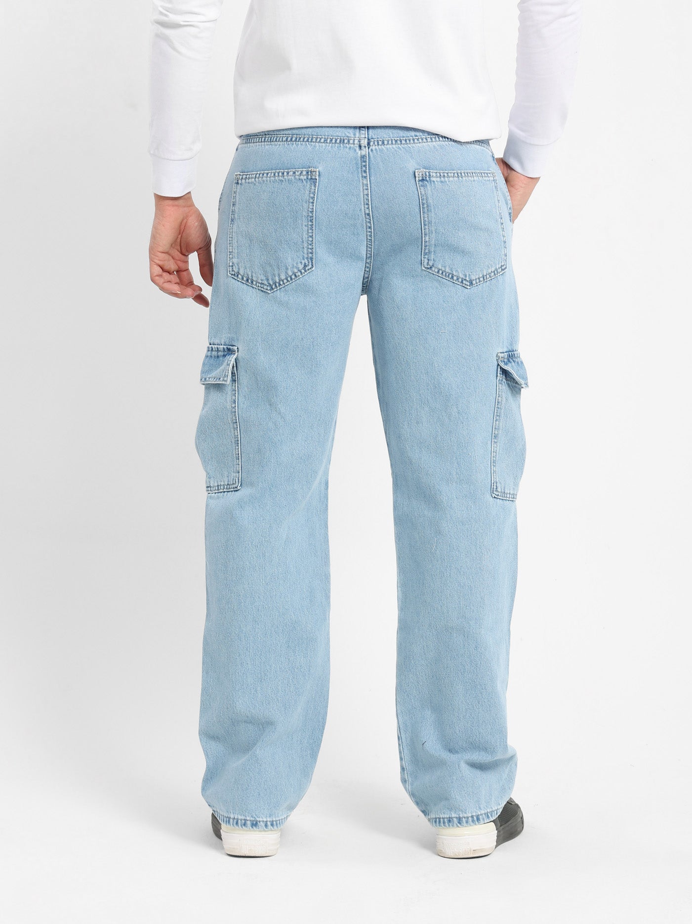 Casual Cargo Denim Jeans