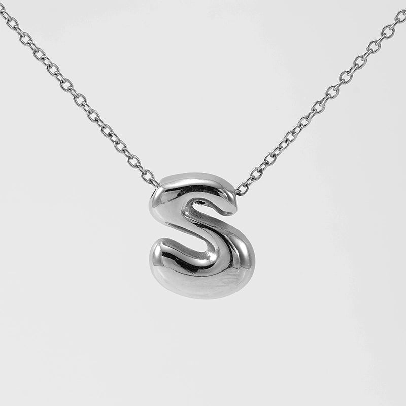 Basic Classic Style Letter 304 Stainless Steel 18K Gold Plated Plating Pendant Necklace