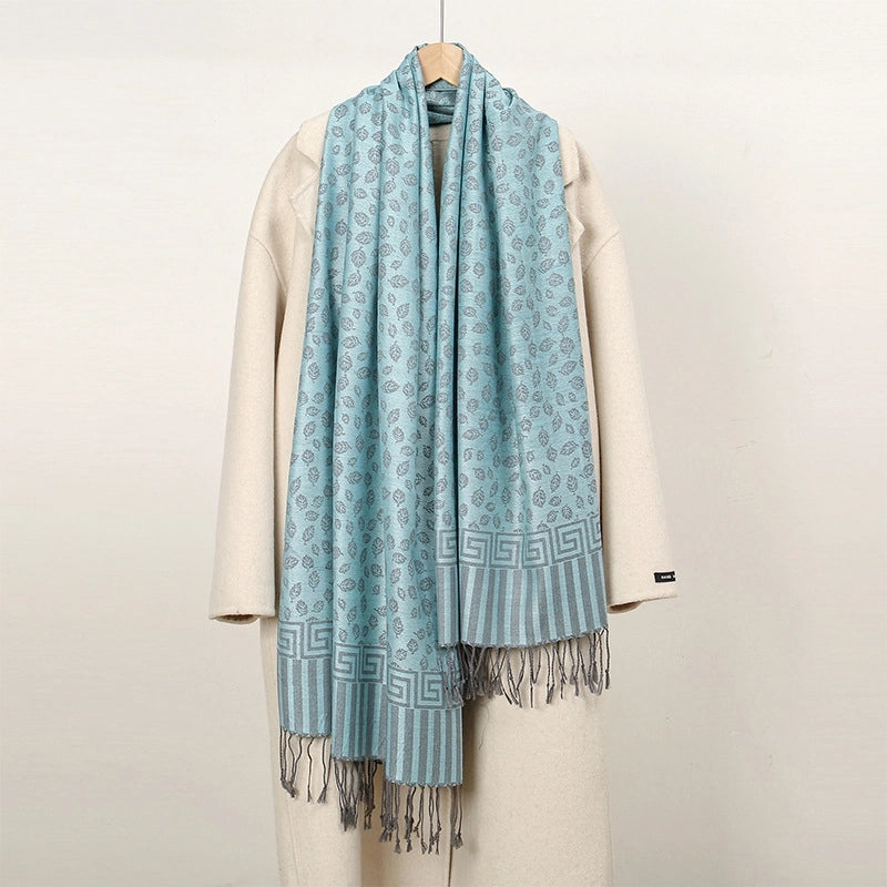 Women's Elegant Basic Solid Color Polyester Shawl
