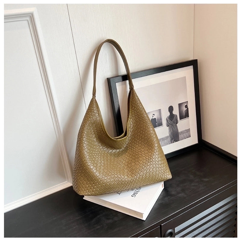 Women's Medium All Seasons Pu Leather Vintage Style Classic Style Shoulder Bag Tote Bag