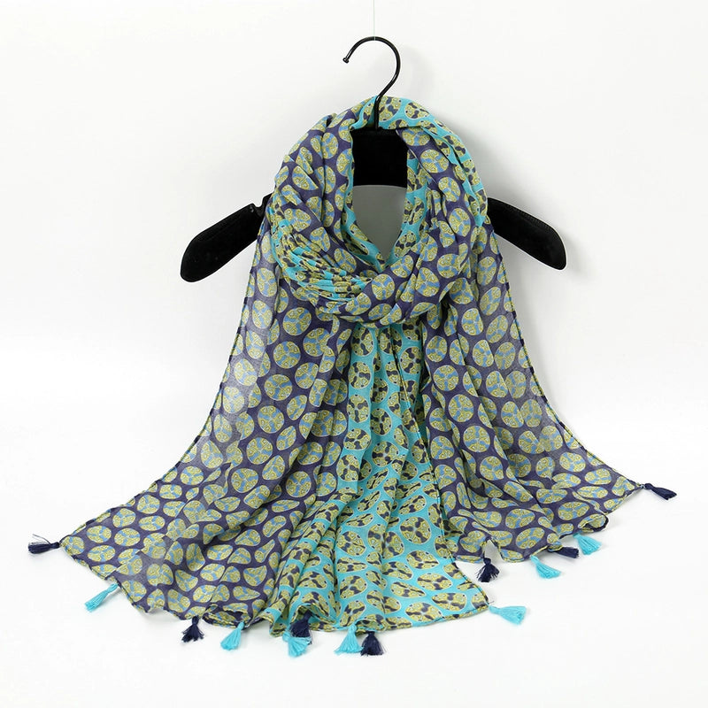Unisex Vacation Sweet Geometric Polyester Scarf