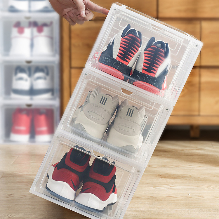 Front Open Shoe Box. Shoe Storage Box ( 1 Box)