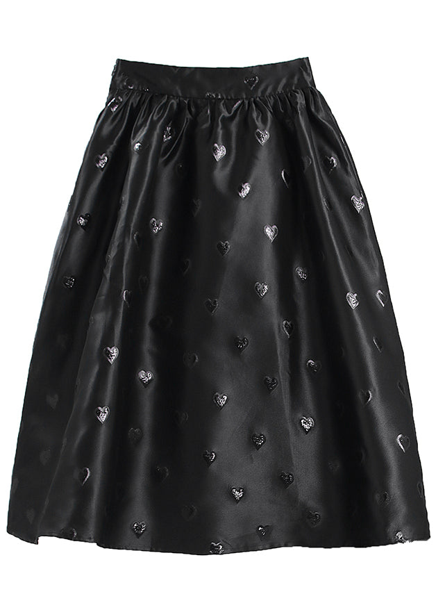 Plus Size Boutique Black a line skirts Spring