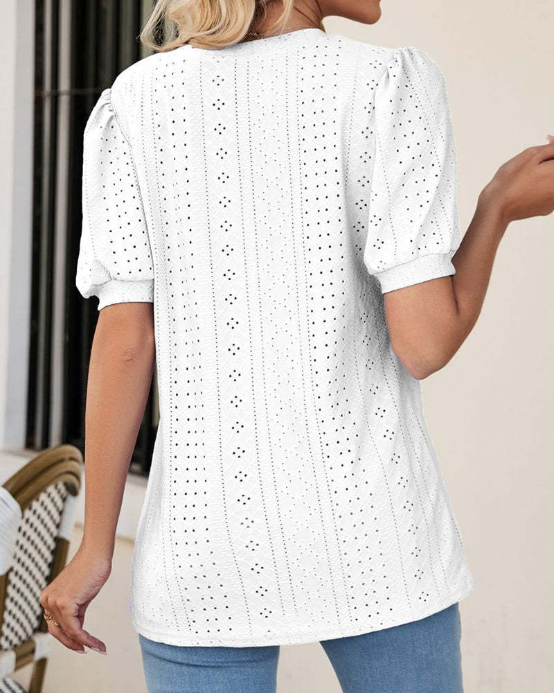 Puff sleeve t-shirt