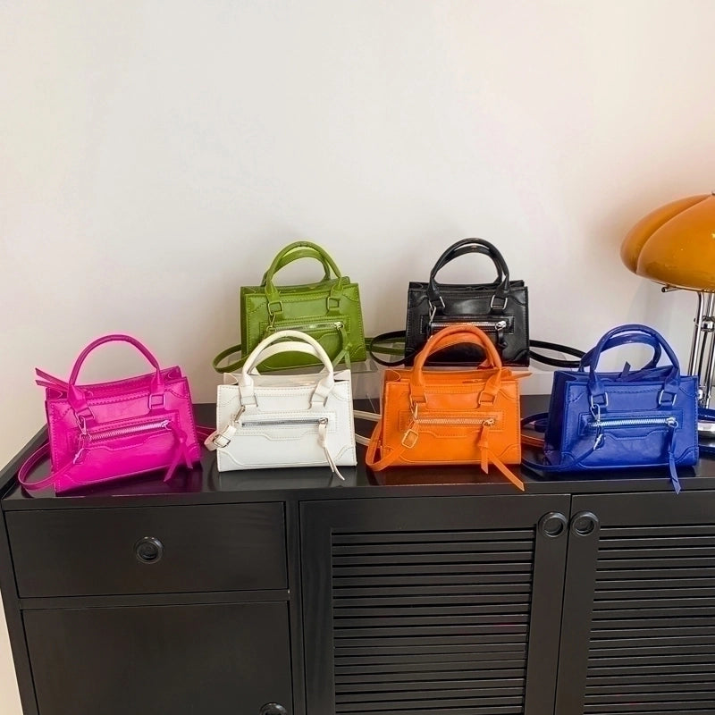 Women's All Seasons Pu Leather Classic Style Handbag