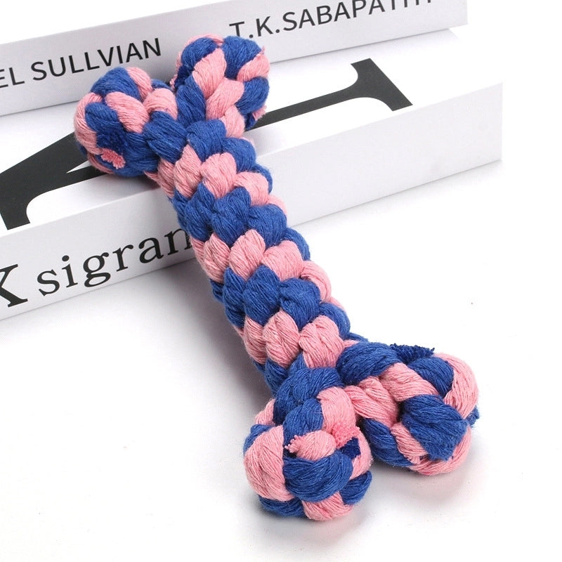 Cute Woven Animal Cotton Rope Molar Cat And Dog Toys