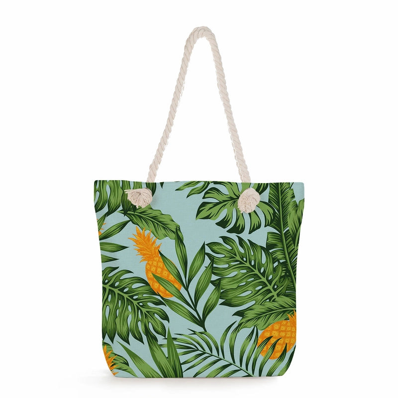 Women's Medium Linen Flower Vintage Style Classic Style Square Zipper Shoulder Bag