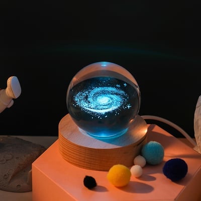 Hot Sale - 3D Planet Crystal Ball-Free Shipping