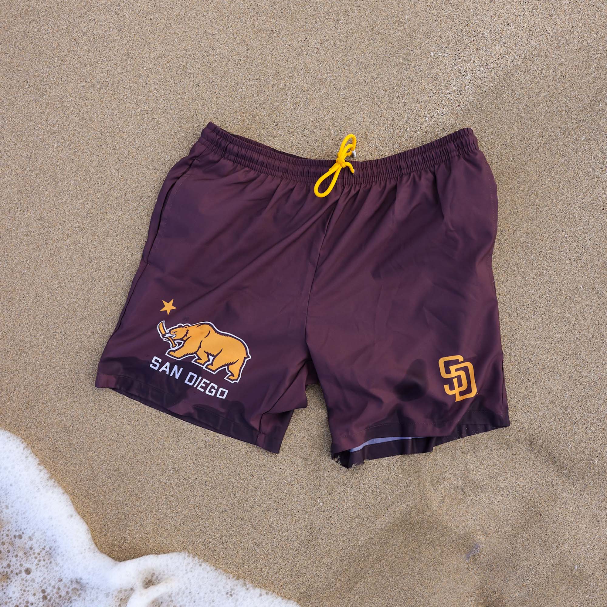 Cali Bear Cage Trunks - San Diego Padres