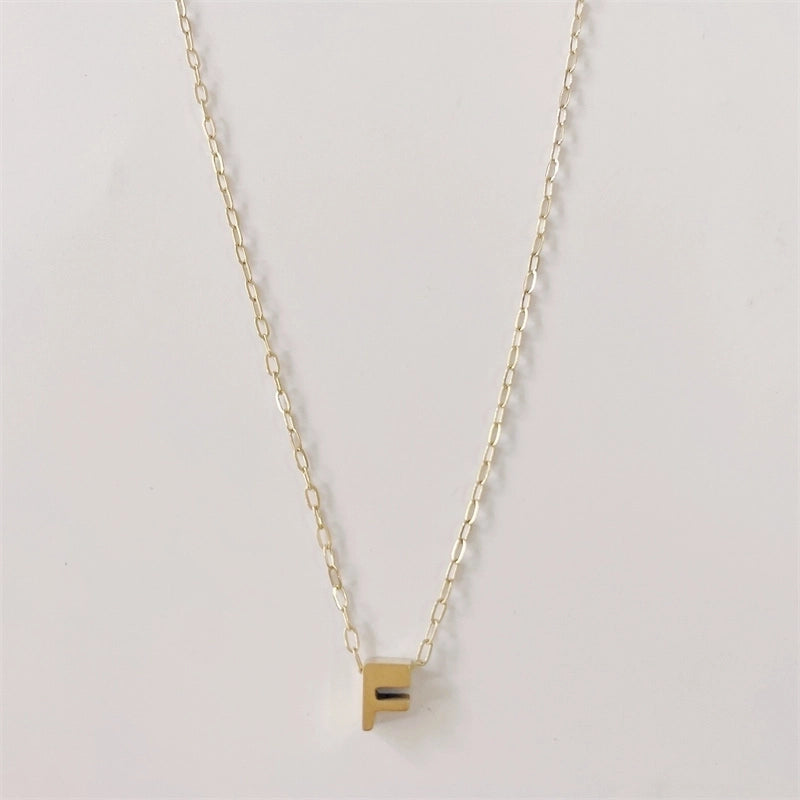 Casual Classic Style Streetwear Letter 304 Stainless Steel Plating Pendant Necklace