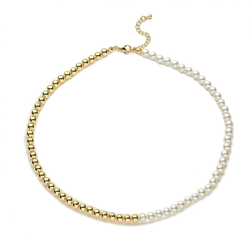 Round Copper Gold Plated Necklace In Bulk