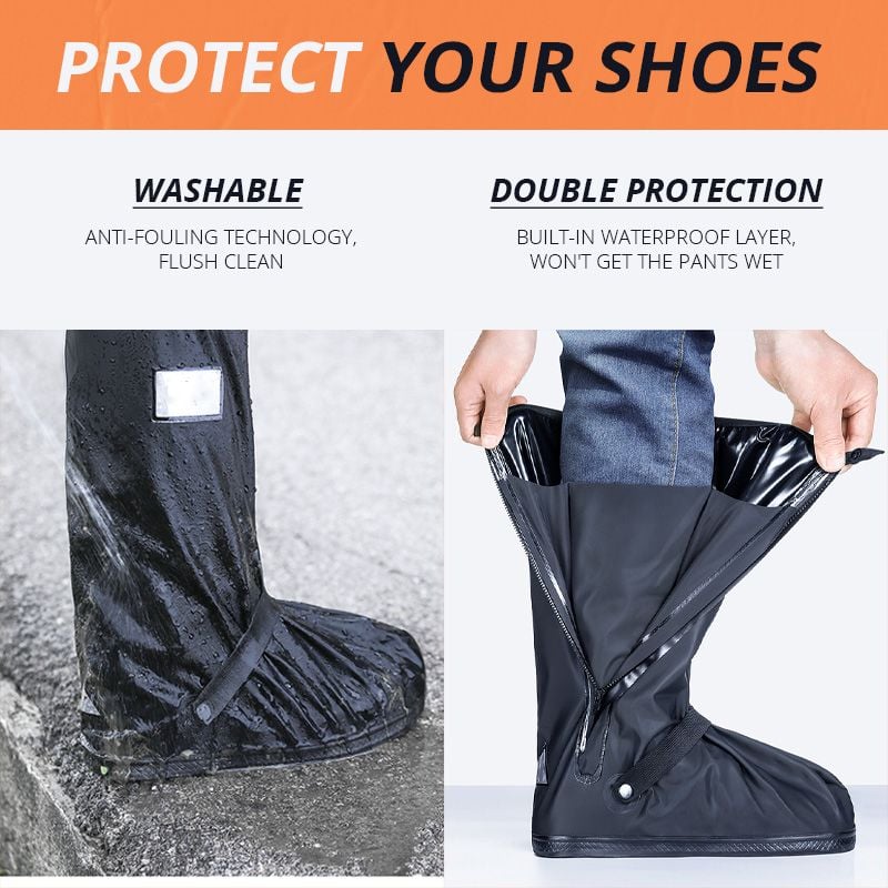 ⏰Promotion 49% OFF - Suitable for wide feet - ❤️All-Round Long Waterproof Boot Cover