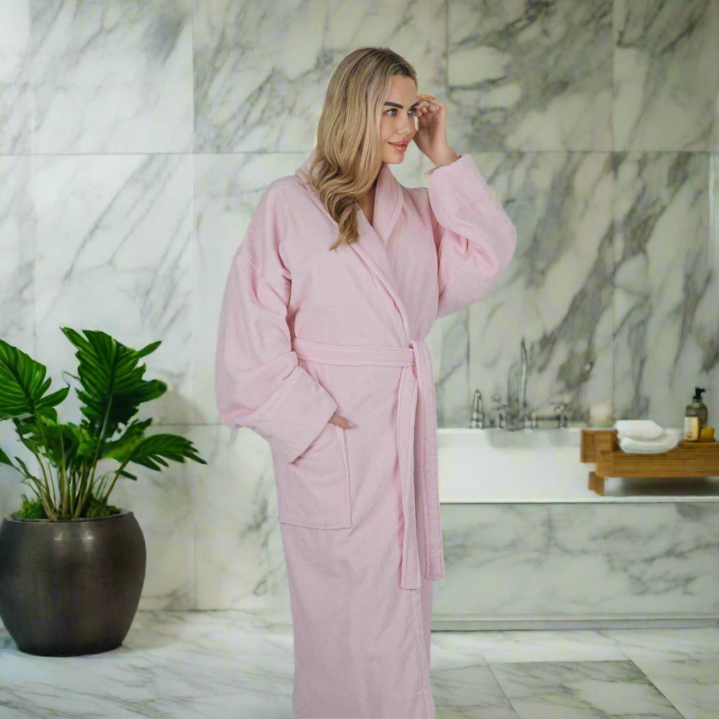 Luxury Soft Velour Cotton Bathrobe