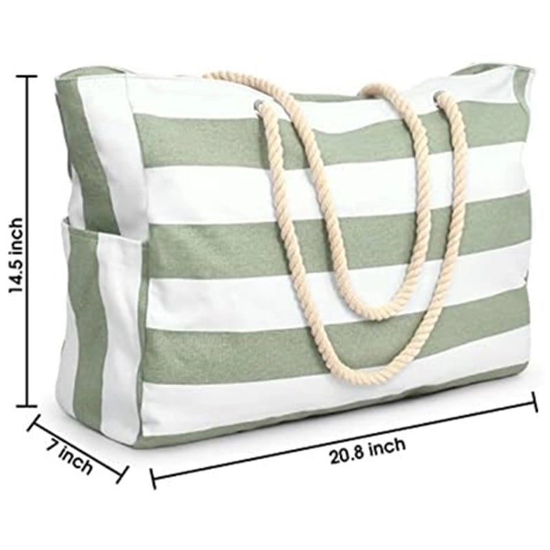 In Stock Beach Handbag Large Waterproof Sand-proof Foldable Beach Bag Large Capacity Portable Storage Bag