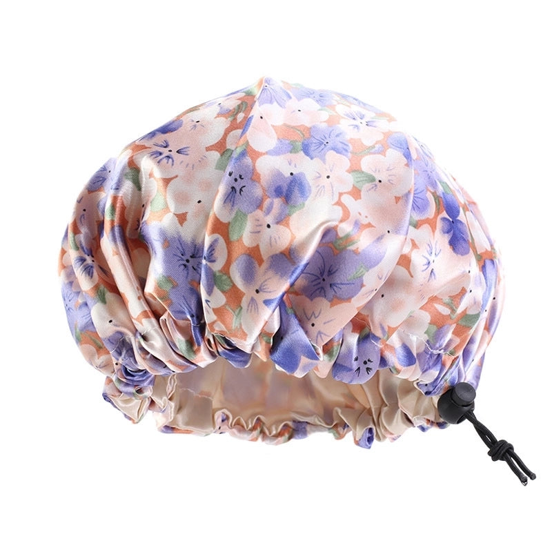 Children Unisex Basic Flower Printing Nightcap
