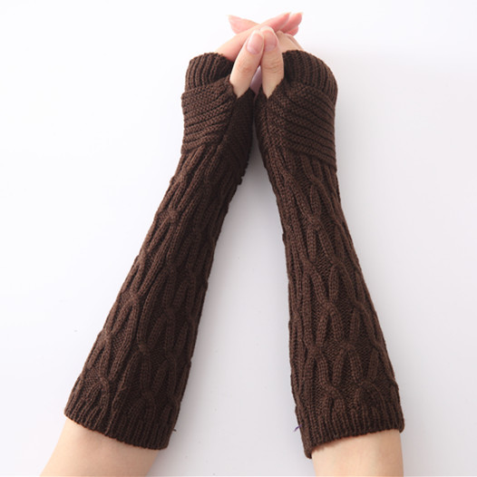 Fingerless Knitted Arm Gloves