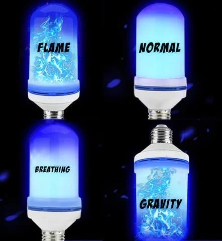 2023 UPGRADE LED FLAME LIGHT BULB With Gravity Sensing Effect Imported from Germany