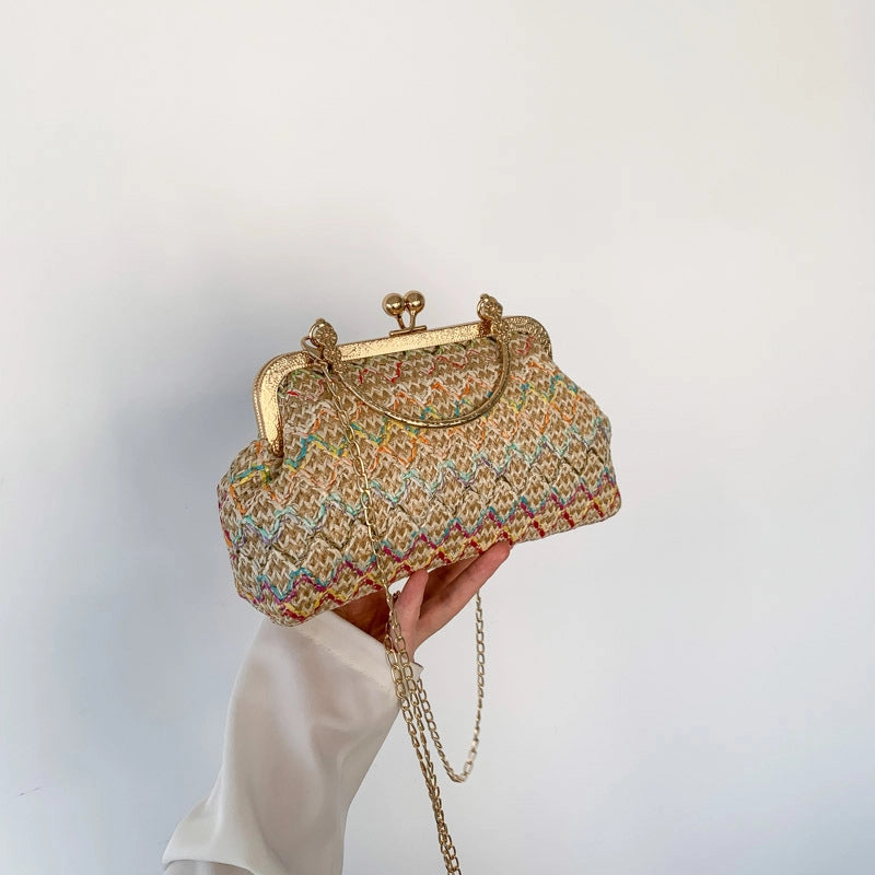 Women's Small All Seasons Braid Ethnic Style Handbag