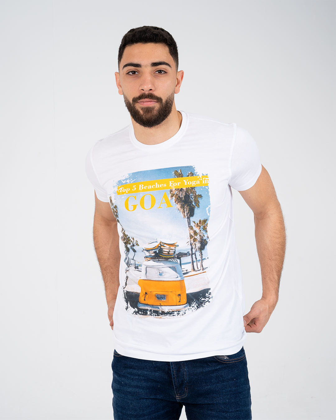 Men Printed Short Sleeve T-shirt