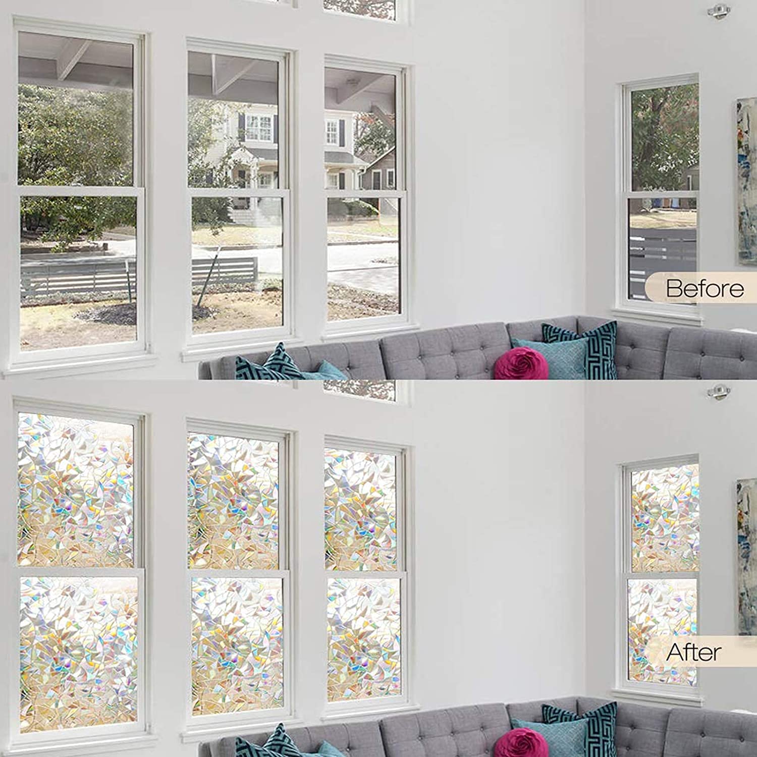 🔥2024 Sale - Privacy Rainbow Window Film