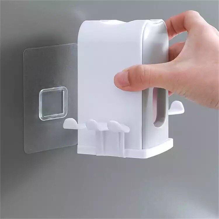 Automatic Toothpaste Squeezer Holder. Wall Mount Bathroom Accessories